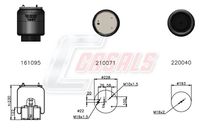 CASALS B2465 - Fuelle, suspensión neumática