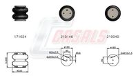 CASALS B2514 - Fuelle, suspensión neumática