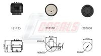 CASALS B2474 - Fuelle, suspensión neumática