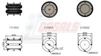 CASALS B2531 - Fuelle, suspensión neumática