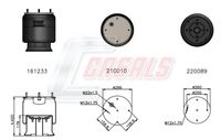 CASALS B2586 - Fuelle, suspensión neumática