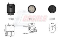 CASALS B2579 - Fuelle, suspensión neumática