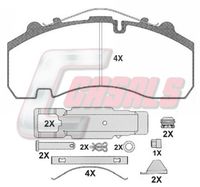 CASALS BKM133 - Juego de pastillas de freno