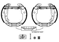 HELLA PAGID 8DB 355 022-951 - Juego de zapatas de frenos