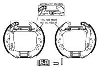 HELLA PAGID 8DB 355 005-131 - Juego de zapatas de frenos