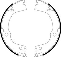 HELLA PAGID 8DA 355 051-211 - Juego de zapatas de frenos, freno de estacionamiento
