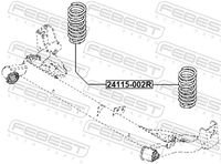 FEBEST 24115-002R - Muelle de suspensión