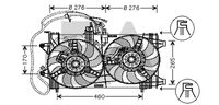 EACLIMA 33V25014 - Ventilador, refrigeración del motor