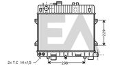 EACLIMA 31R07026 - Radiador, refrigeración del motor