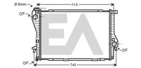 EACLIMA 31R07142 - Radiador, refrigeración del motor