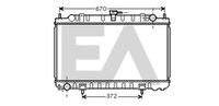 EACLIMA 31R18099 - Radiador, refrigeración del motor