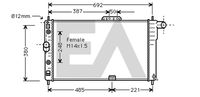 EACLIMA 31R20036 - Radiador, refrigeración del motor