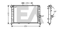 EACLIMA 31R40009 - Radiador, refrigeración del motor