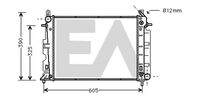 EACLIMA 31R62007 - Radiador, refrigeración del motor