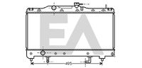 EACLIMA 31R71296 - Radiador, refrigeración del motor