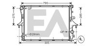 EACLIMA 31R77047 - Radiador, refrigeración del motor