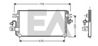 EACLIMA 30C18005 - Condensador, aire acondicionado