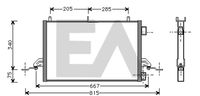 EACLIMA 30C22006 - Condensador, aire acondicionado