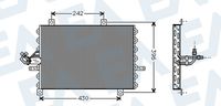 EACLIMA 30C25065 - Condensador, aire acondicionado