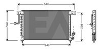 EACLIMA 30C28001 - Condensador, aire acondicionado