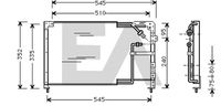 EACLIMA 30C52002 - Condensador, aire acondicionado