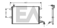 EACLIMA 30C77007 - Condensador, aire acondicionado