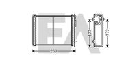 EACLIMA 45C10012 - Radiador de calefacción
