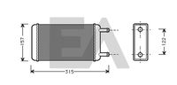 EACLIMA 45C22005 - Radiador de calefacción