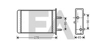 EACLIMA 45C40002 - Radiador de calefacción