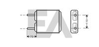 EACLIMA 45C54007 - Radiador de calefacción