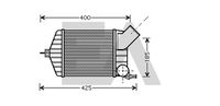 EACLIMA 36A25004 - Radiador de aire de admisión