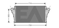 EACLIMA 36A54006 - Radiador de aire de admisión