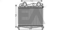 EACLIMA 36A47003 - Radiador de aire de admisión