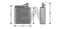 EACLIMA 43B12001 - Evaporador, aire acondicionado