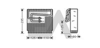 EACLIMA 43B20003 - Evaporador, aire acondicionado