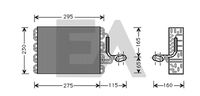 EACLIMA 43B77003 - Evaporador, aire acondicionado