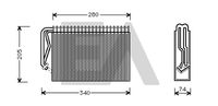 EACLIMA 43B54002 - Evaporador, aire acondicionado