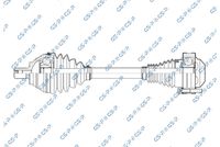 MDR GSP-203380OL - Árbol de transmisión