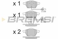 BREMSI BP3071CE - Juego de pastillas de freno