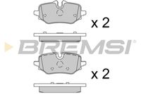 BREMSI BP4010 - Juego de pastillas de freno