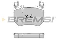 BREMSI BP3967 - Juego de pastillas de freno
