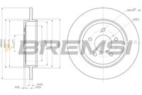 BREMSI CD8059S - Disco de freno