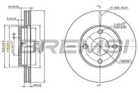 BREMSI CD8679V - Disco de freno