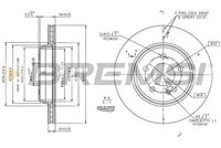 BREMSI CD8832V - Disco de freno