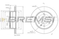 BREMSI CD9030V - Disco de freno