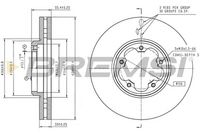 BREMSI CD9059V - Disco de freno