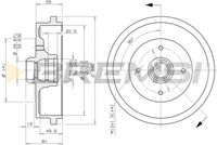 BREMSI CR5244 - Tambor de freno