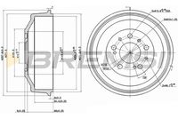 BREMSI CR5261 - Tambor de freno