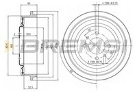 BREMSI CR5392 - Tambor de freno