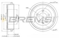 BREMSI CR5594 - Tambor de freno